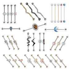 Industrial Scaffold Bar - Ear Piercing Barbell