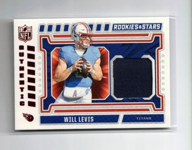 2024 Panini Rookies & Stars - Nfl Authentic Will Levis #NA-WLS (MEM)
