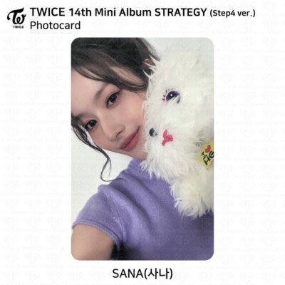 TWICE 14th Mini Album STRATEGY Step1,2,3,4 Photocard Postcard