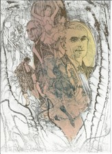 PAVEL HLAVATY: Exlibris f&uuml;r J. Plambeck, "M. Ravel Bolero"