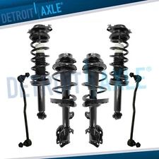 Front Rear Struts w/ Coil Spring and Sway Bars Kit for 2015-2017 Subaru Outback