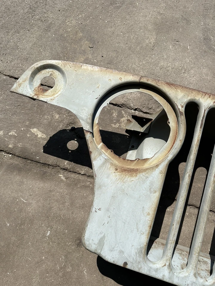 Panel de cabezal completo de parrilla delantera para camioneta Jeep Jeepster Commando 66-71 OEM Foto 2 de 4