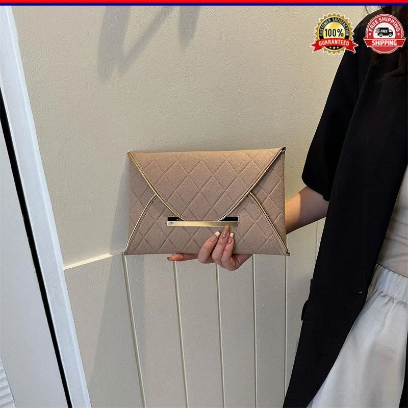 Khaki shop clutch bag
