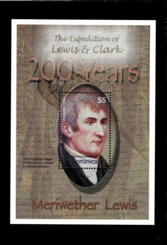 VINTAGE CLASSICS Dominica 2003 Meriwe Lewis Souvenir Stamp Sheet Scott 2438 MNH