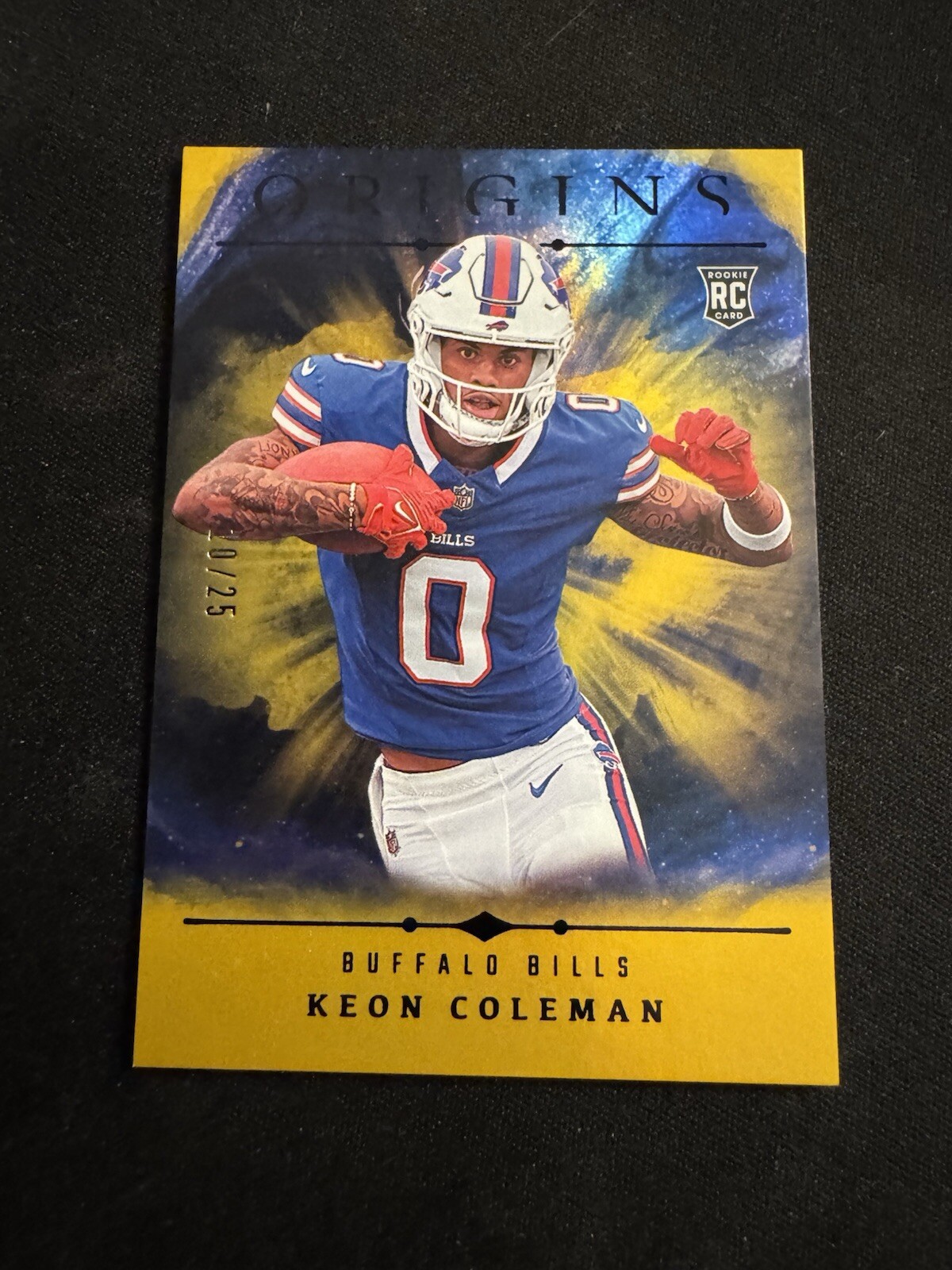 2024 Panini Origins Football Keon Coleman RC Holo Gold /25 Bills Rookie 🔥