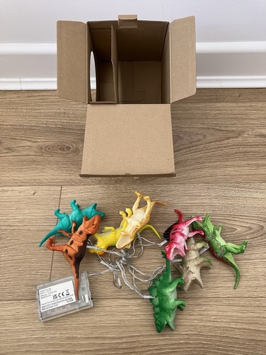 Dinosaur String Lights With Original Box & Batteries - Sainsbury’s HOME (NEW) - Picture 9 of 15