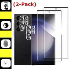 Samsung Galaxy S 23 Ultra/Plus Fullcover Tempered Glass Screen/Camera Protector