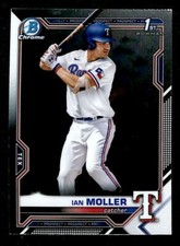 2021 Bowman Draft Chrome 1st Ian Moller Texas Rangers #BDC-42