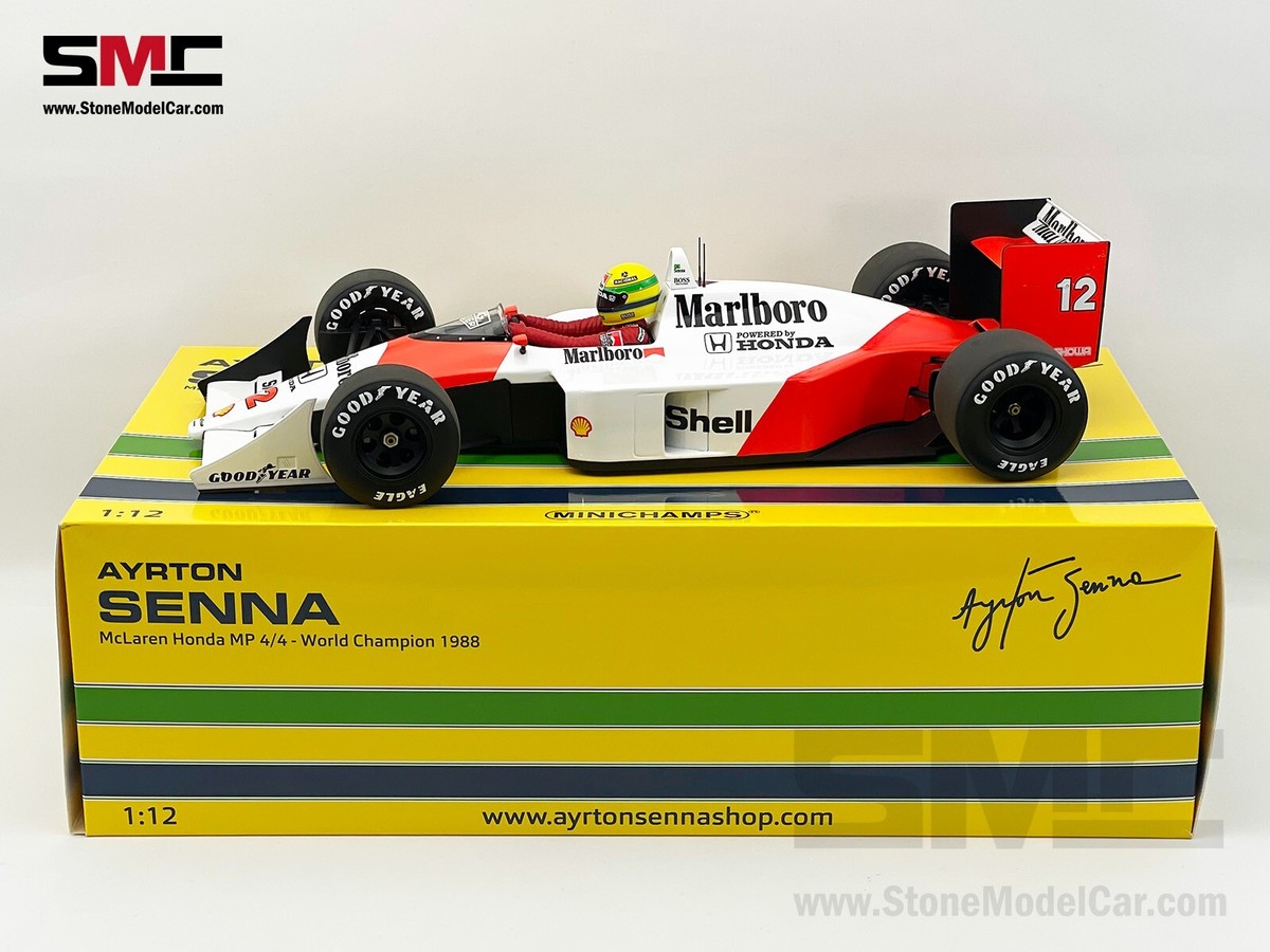 Mclaren MP4/4 #12 Ayrton Senna 1988 F1 World Champion 1:12 Mclaren MP4/4 #12 Ayrton Senna 1988 F1 World Champion 1:12