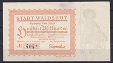Waldshut  -  Stadt  -  100 Milliarden Mark