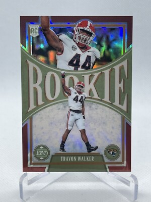 2022 Legacy Rookies Base Premium Orange #189 Travon Walker #08/50