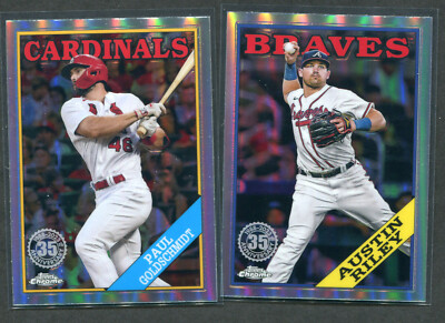 2023 Topps Chrome 1988 35th Anniversary Insert Complete Your Set You Pick