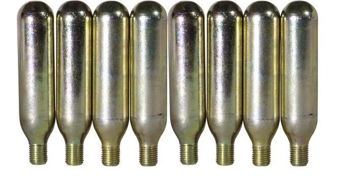 LEAK SAVER Envirosafe, Refrigerant grade CO2 Cartidges 8 Pack