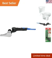 Adjustable Chrome Toilet Tank Lever - Universal Fit for Easy Bathroom Upgrade