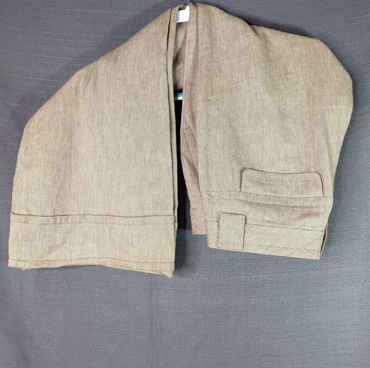 Brown Wool trousers Pants 10 Classic Cuffed Pockets | eBay