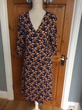 Ladies Dress by Joe Browns Size 16 Blue & Orange Floral *SALE*