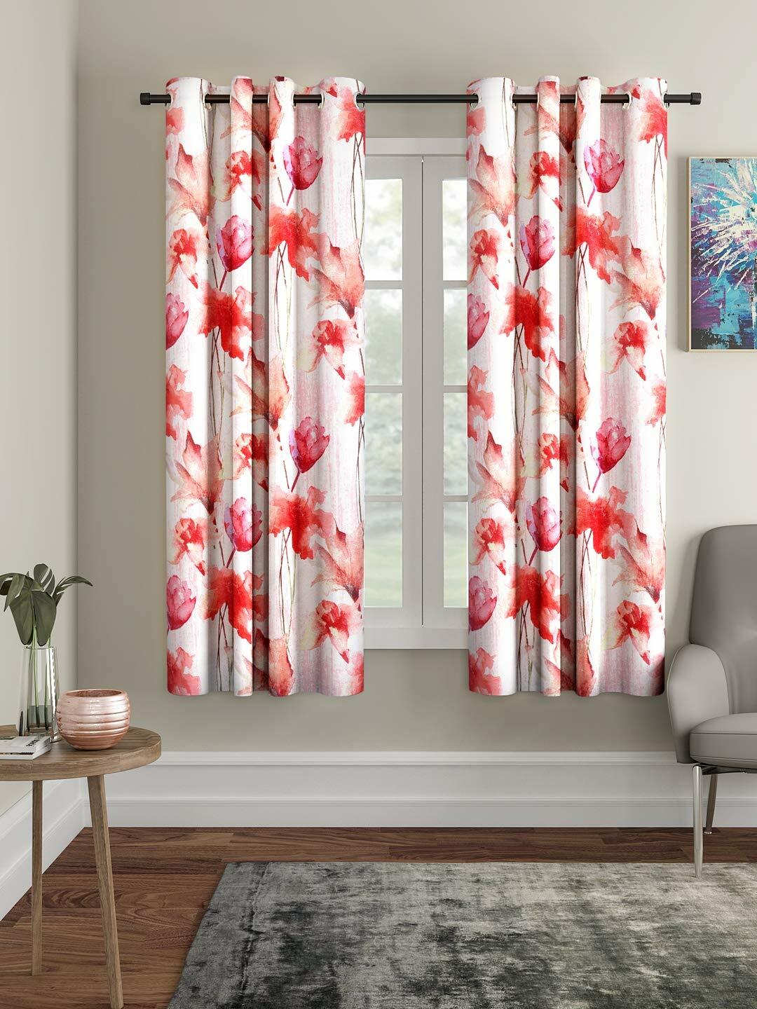 2 Piece Eyelet Curtain Set 5ft