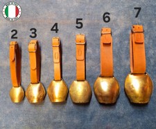 Campane campana campanaccio tonda capre pecore vitelli cani con collare in pelle