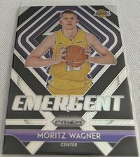 2018-19 Panini Prizm Basketball Moritz Wagner Los Angeles Lakers Emergent Prizm