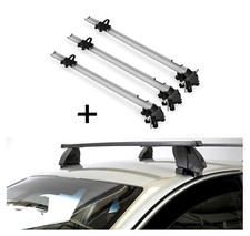 3x Fahrradträger Bike Pro+Dachträger K1M für Bmw Serie 5 E60 4Türer 03-10