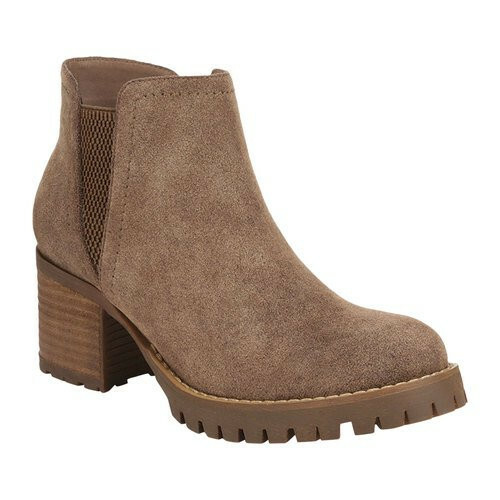 Carlos by Carlos Santana Women's Gill Ankle Boot Brown Suede Zip