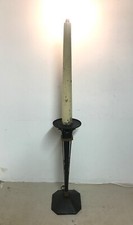 Grand porte cierge lampadaire en fer forgé XXème siècle