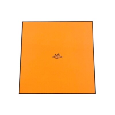 HERMES Bouquets Sellier Silk scarf Carre 70 Navy Tags Box Unused