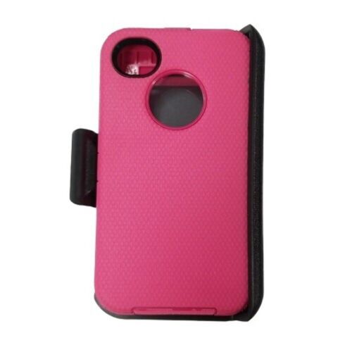 Heavy Duty Case W/Clip PINK/PINK For iPhone 4/4s - Picture 1 of 1