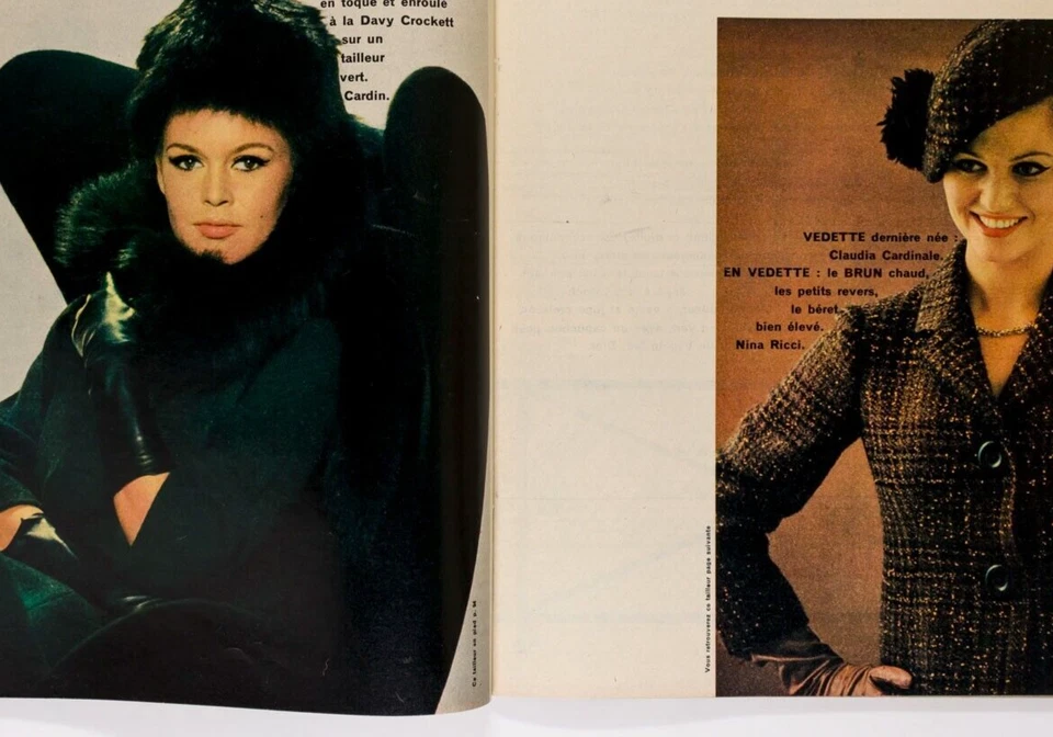 BRIGITTE BARDOT Romy Schneider CLAUDIA CARDINALE Elle magazine 1 September 1961 - Image 4 of 4