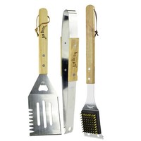 Jim Beam Bbq ZubehöR, Grillbesteck 3-Tlg. GrillbüRste, Grillzange, Grillwender M