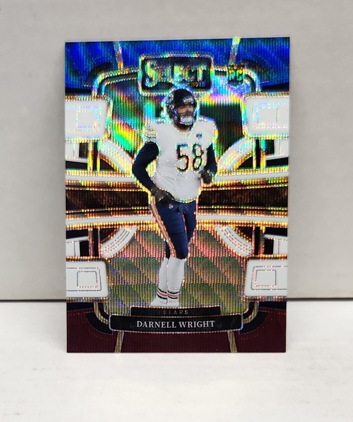Darnell Wright Panini Select #17 Tri-Color