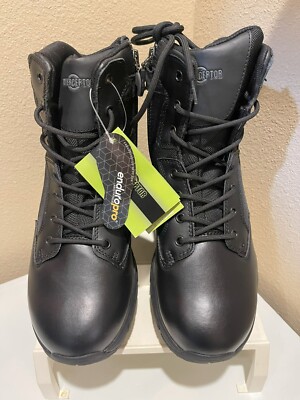 Interceptor Mens Guard Zippered 6 Soft Toe Tactical Boots Size 13 Anti Fatigue