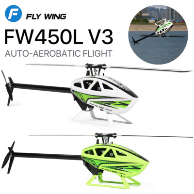 FLY WING 450L V3 RC Hubschrauber 2.4G 6CH 3D GPS ACE Flugsteuerungssystem RTF