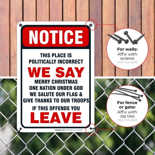 Patriotic Sign, Politically Incorrect Sign, - Picture 21 of 86