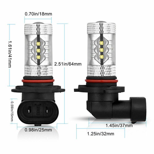 For 09-14 Ford F150 F-150 Pickup Combo LED Headlight Fog Light Bulbs 6000k - Picture 5 of 12
