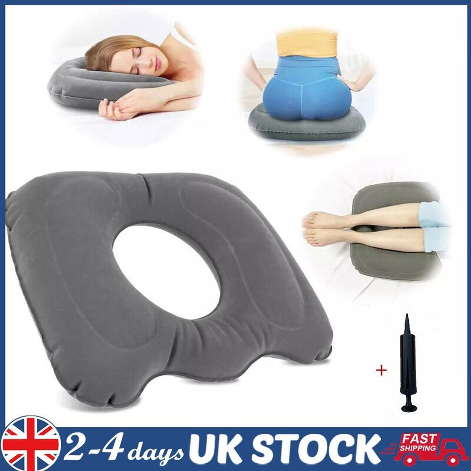 New Donut Rubber Ring Cushion Inflatable Pillow Seat Medical Vinyl