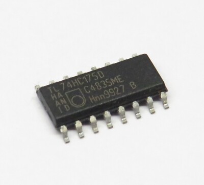10 Stück 74HC175D Quad D-type flip-flop with reset , Philips