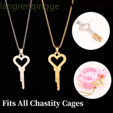 New Chastity Cage Key Fits All Cages Integrated Locks Holder Games Cheating Toys