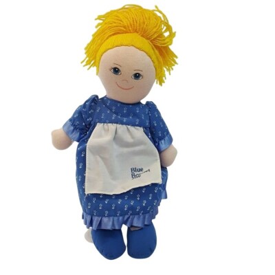 Vintage 1986 Dakin Blue Bonnet Sue Cloth Advertising Doll Nabisco 