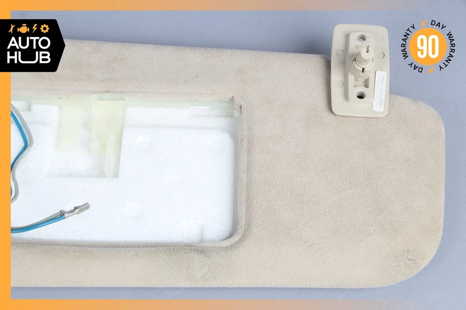 06-11 Parasol delantero derecho Mercedes W219 CLS63 CLS550 gamuza OEM Foto 2 de 4