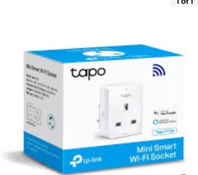 Tapo P100 Mini Smart WLAN Steckdose funktioniert mit Alexa&Google 1er Pack BRANDNEU VERSIEGELT