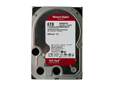 WD Red 6TB WD60EFAX NASハードドライブ Western Digital WD Red 6TB SATA NAS Hard Drive WD60EFAX NASware