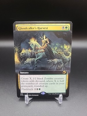 MTG Normal Ghoulcaller's Harvest (Extended Art) R Innistrad: Midnight Hunt 372 N
