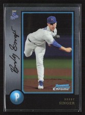 2018 Bowman Draft 1998 Bowman 20th Anniversary #98B-BS Brady Singer - NM/MT+
