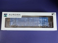 HO Scale Aurora Miniatures Greenbrier 7550 Plate F Boxcar,GATX LRS 141060,306050