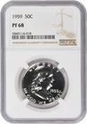 1959 Franklin Silver Half Dollar PR68 NGC