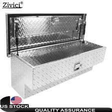 36 Aluminum Side Mount Tool Box Truck Trailer Atv Bed Storage Box Silver