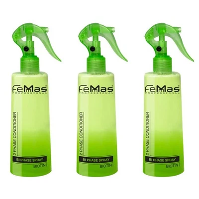 FEMMAS PREMIUM FemMas Bi-Phase 2-Phasen Spray Biotin 3 x 300ml GERUCHSLOS (22,11 EUR/l)