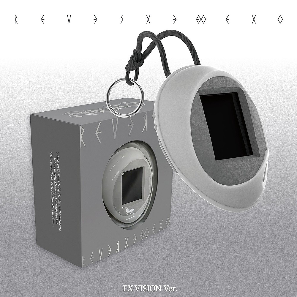 EXO REVERXE 8th Album EX-VISION Ver/QR+PhotoBook+Noble+Manual+