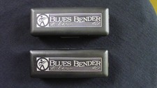2 Hohner Blues Bender Harmonicas With Cases Key Of C and G 